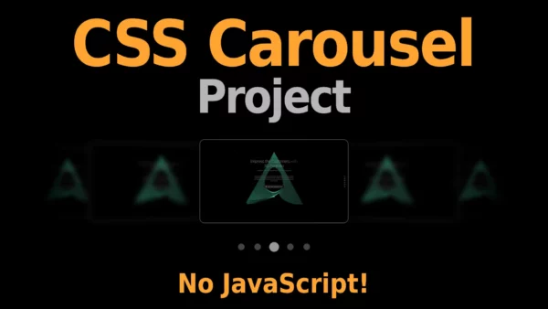 CSS Carousel Source Code